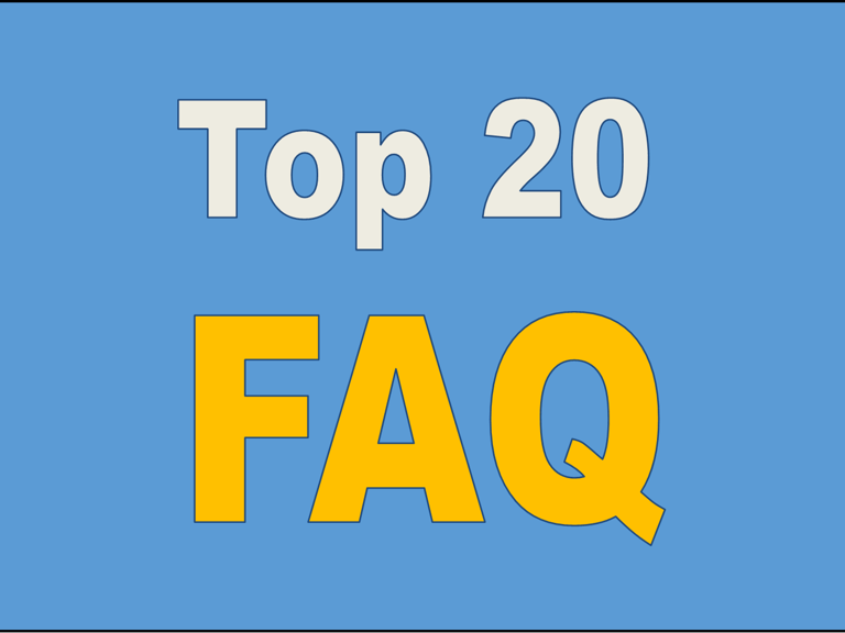 Top 20 FAQ - Christian Resource Library