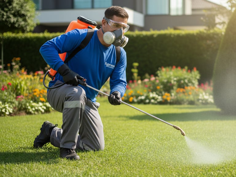 dedetização em jardim residencial
