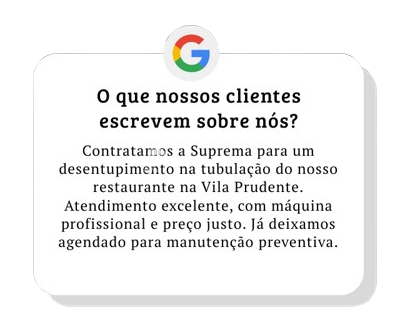 avaliação da Desentupidora Itaquera