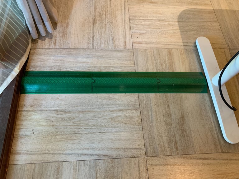 Roomba-crossable cable guard