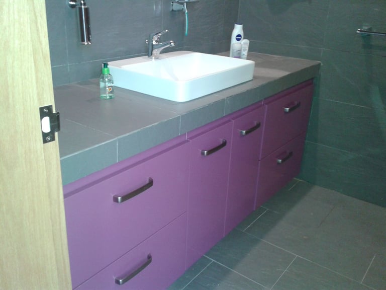 Muebles para lavamanos y almacenamiento