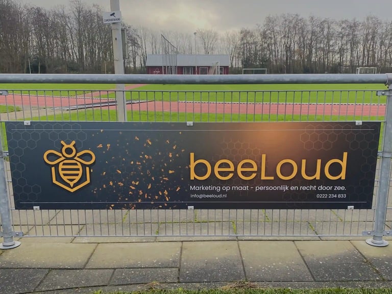 reclamebord beeLoud