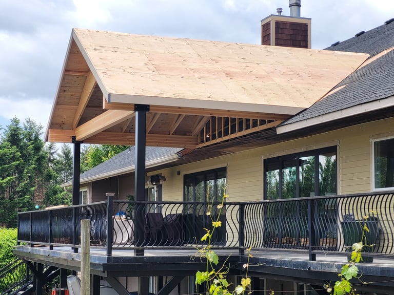 Covered back porch 
