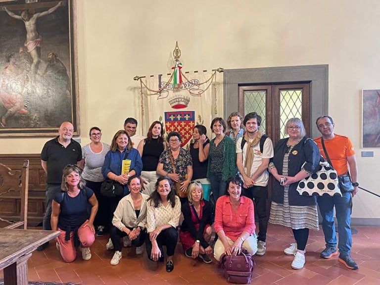 Participants visit Prato Town Hall