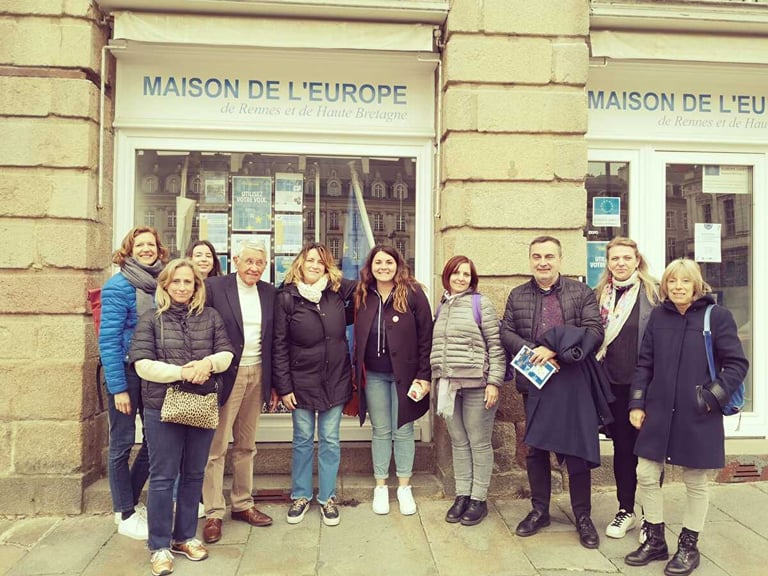 photo of the presentation of the Maison de l'Europe in Rennes