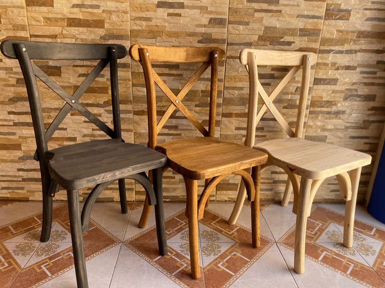 Silla Crossback de Madera Fiestas del Sol Mobiliario www.sillasymesasfiestasdelsol.com