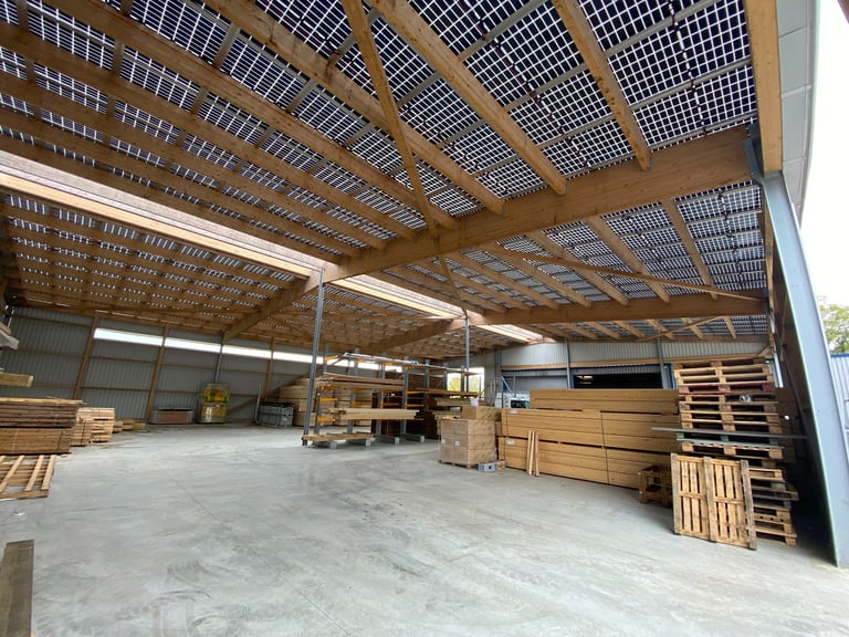 Bâtiment de stockage