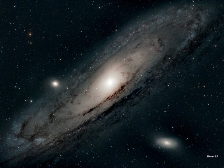 Andromeda (M31) A Grand Design Spiral Galaxy.