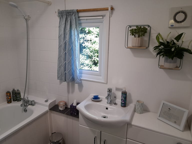 Bathroom at The Chalet in Croyde