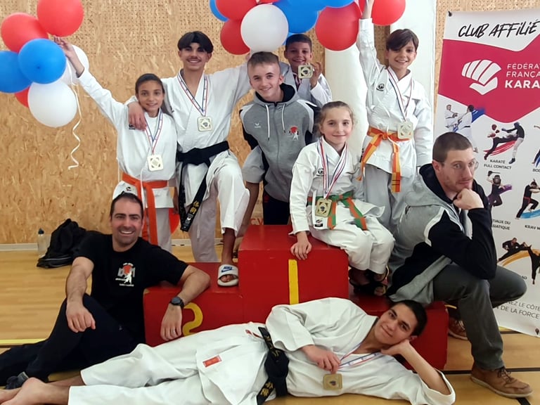 Podium Coupe de France Taï-Jitsu 2023