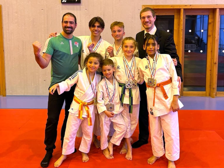 Podium Coupe de France Taï-Jitsu 2024
