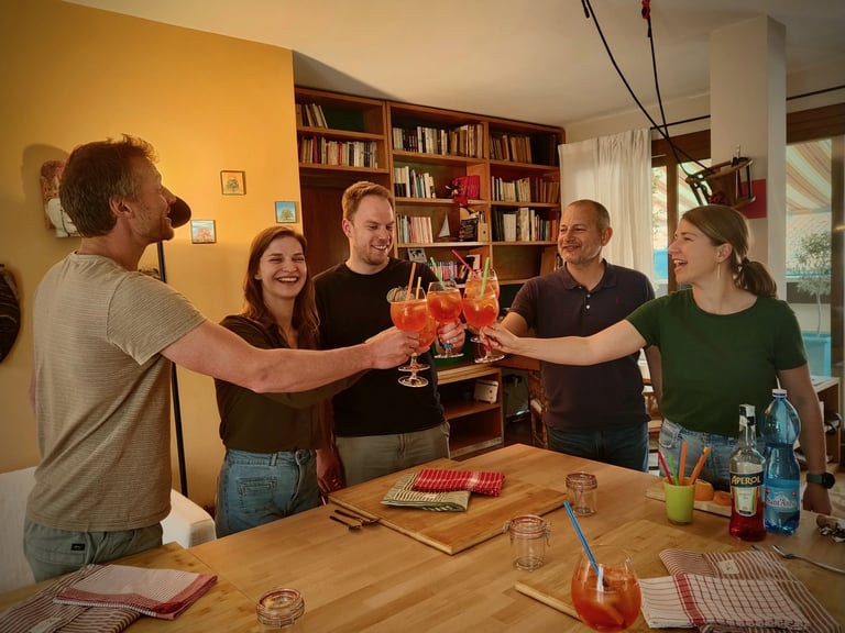 Spritz during home cooking classes