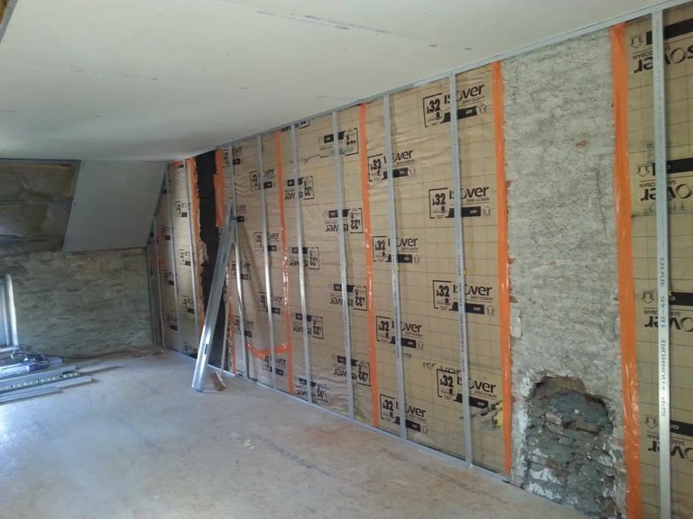 isolation laine de verre doublage