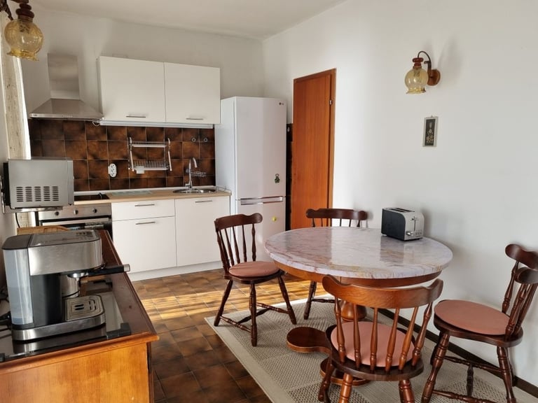 Kitchen overview with full appliances and dining set, Easy Living, Lokva Rogoznica