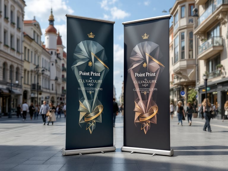 Vodou plniteľné reklamné stojany