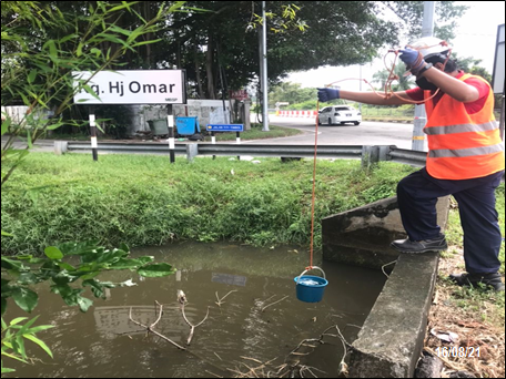 Water Quality Monitoring at project site