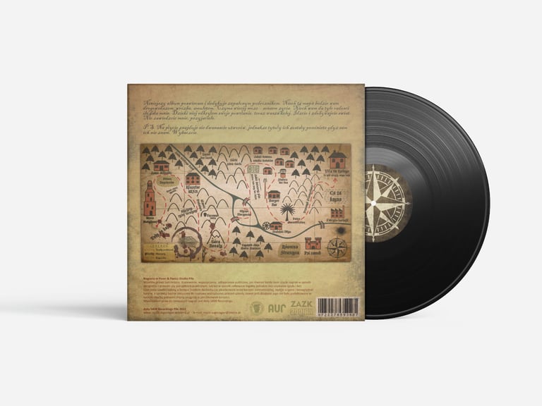 Paniczyk vinyl album in a sleeve back cover