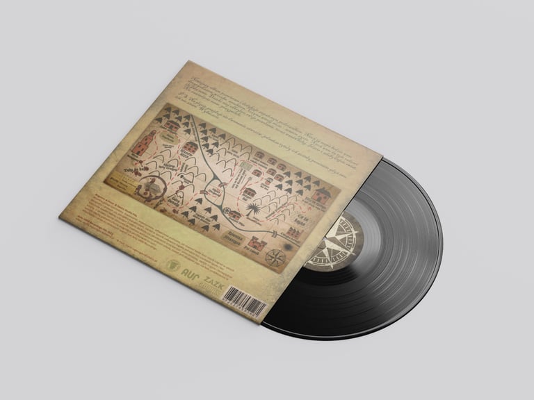 Paniczyl vinyl album back cover