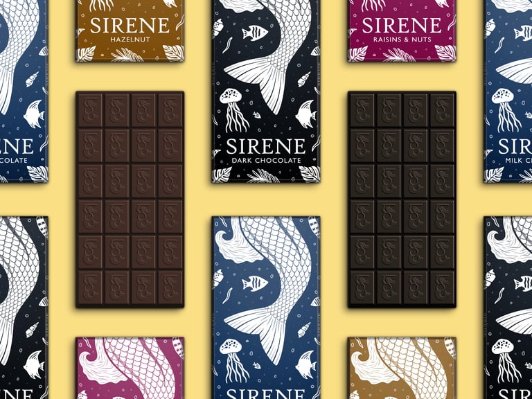Sirene chocolate bars