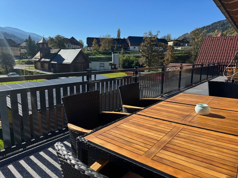 Ferienwohnung Galsterbergblick in Pruggern mit Bergblick