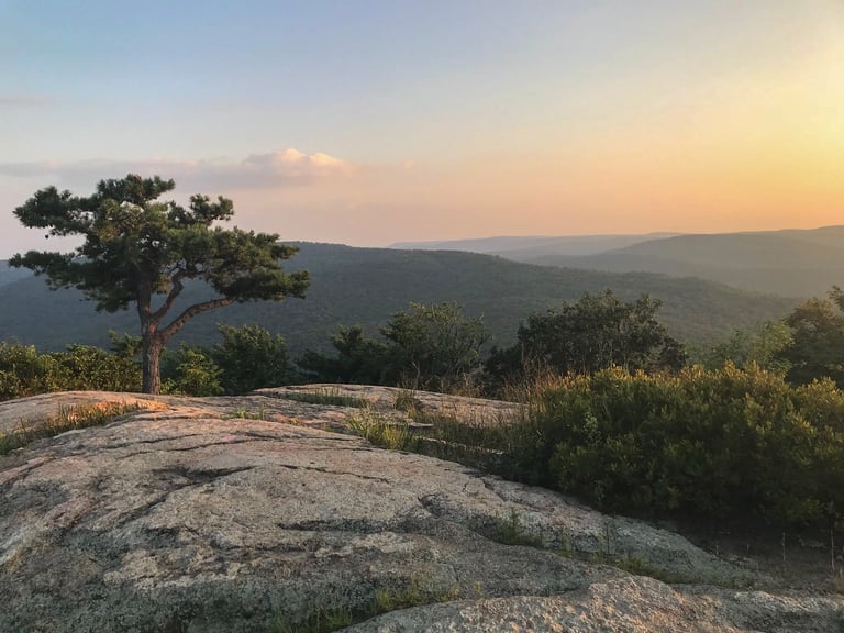 Sunset on Bear Mountain