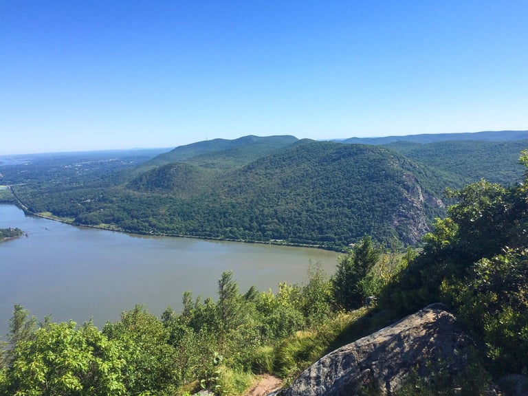 The Hudson Highlands from Storm King Mountain