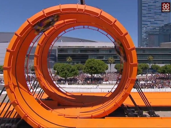 Rick worked to fabricate the world record holding hot wheels loop for the 2012 x games!!