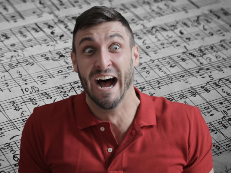 Bass player scared of having to read music notation