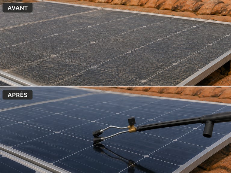 nettoyage panneaux solaire
