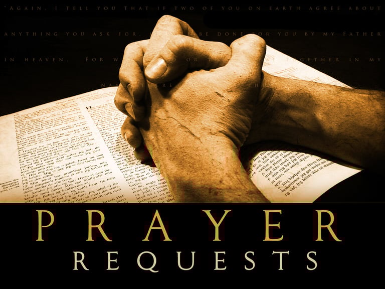 Prayer Requests Live