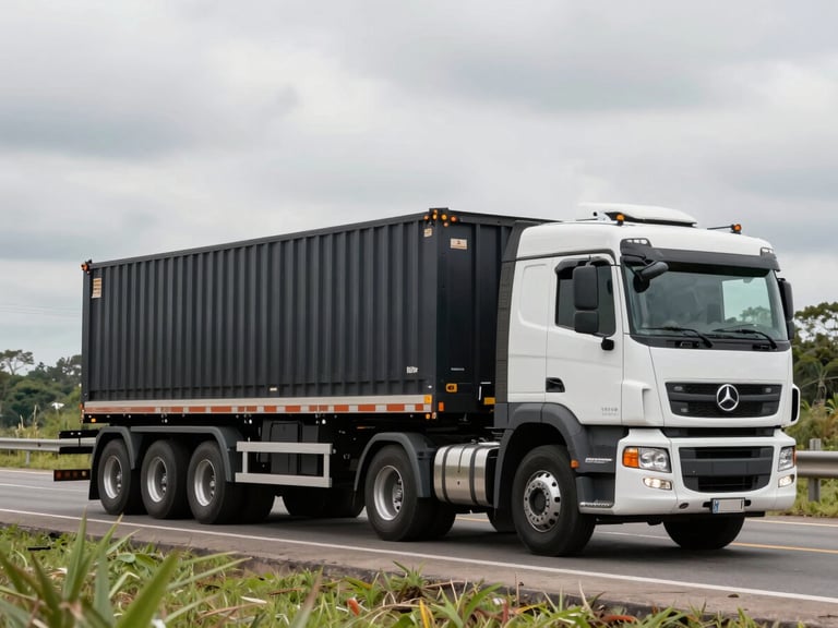 Locação de Caminhão Baú na Amazônia para logística e transporte de cargas