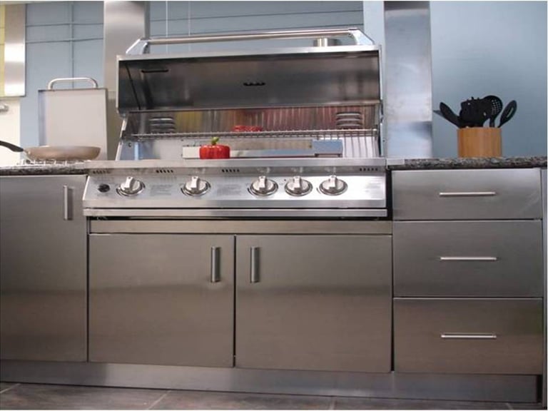 Custom outdoor stainless steel cabinets