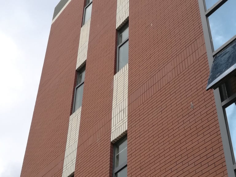 Bestone Materials modular flexible clay brick tiles for exterior wall cladding