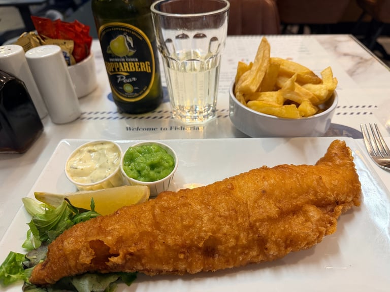 Fish and Chips from FISHORIA, London, 2025