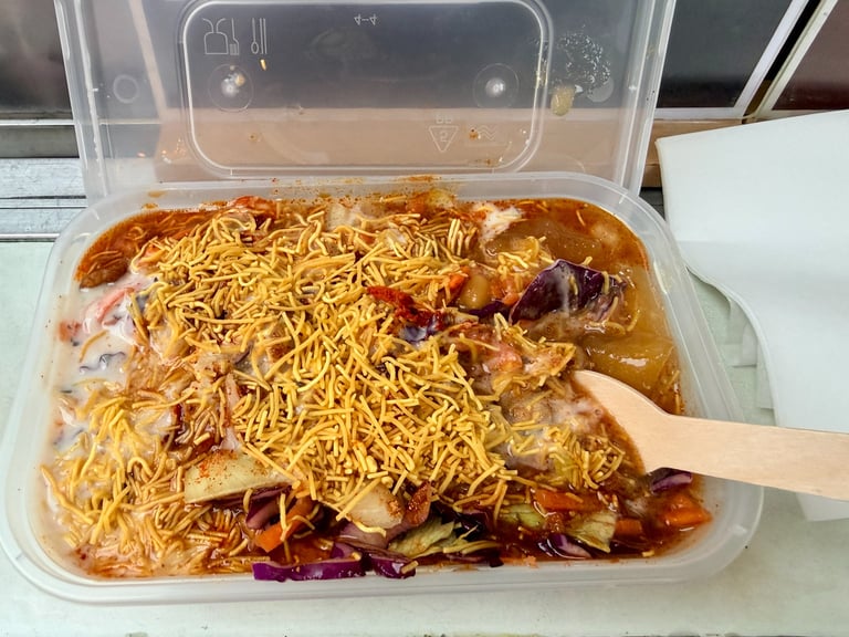 Chai Walla Cambridge, Samosa Chaat, Cambridge, UK