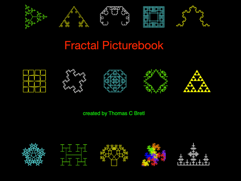 Fractal picturebook graphic