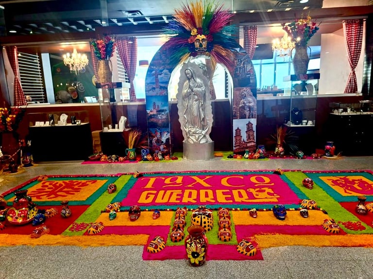 Stand de Taxco, Guerrero en el tianguis turístico en 50° edición en Acapulco