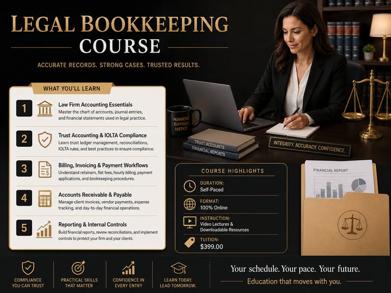 Legal Bookkeeping Course