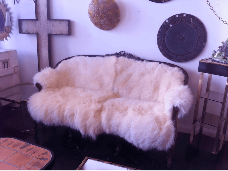 The Upholstery and Design Studio - Sheepskin Sofa Upholstery