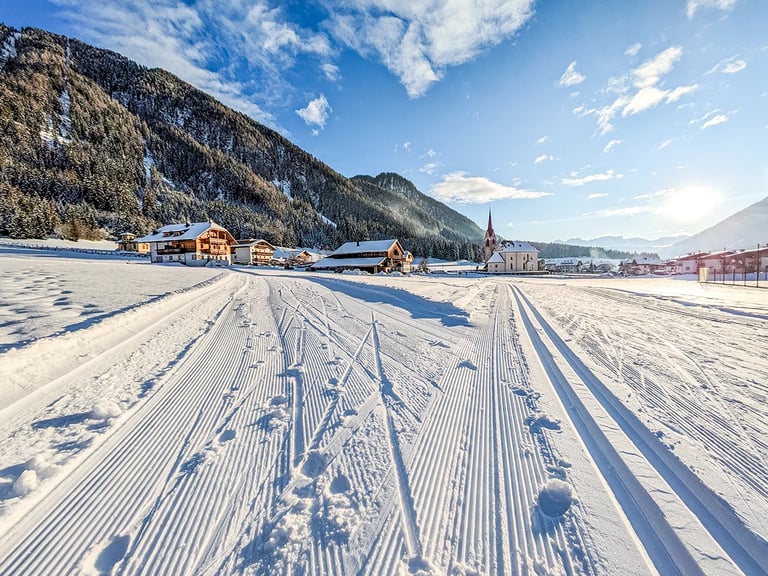 Langlaufen direkt bei der Ferienwohnung