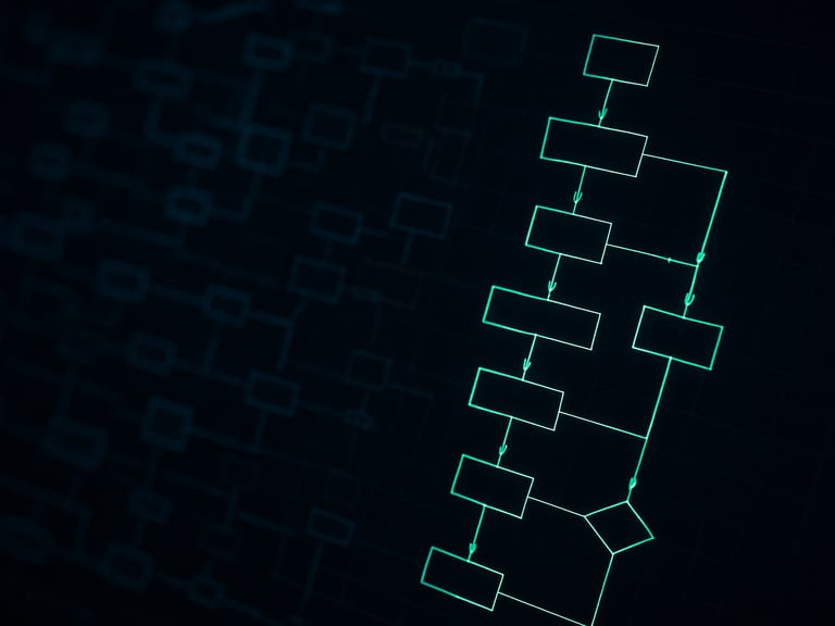 Macro shot of a high-resolution dark screen displaying complex node graphs and green-accented ledger transaction flows, cool screen-glow highlights, sharp focus on digital data