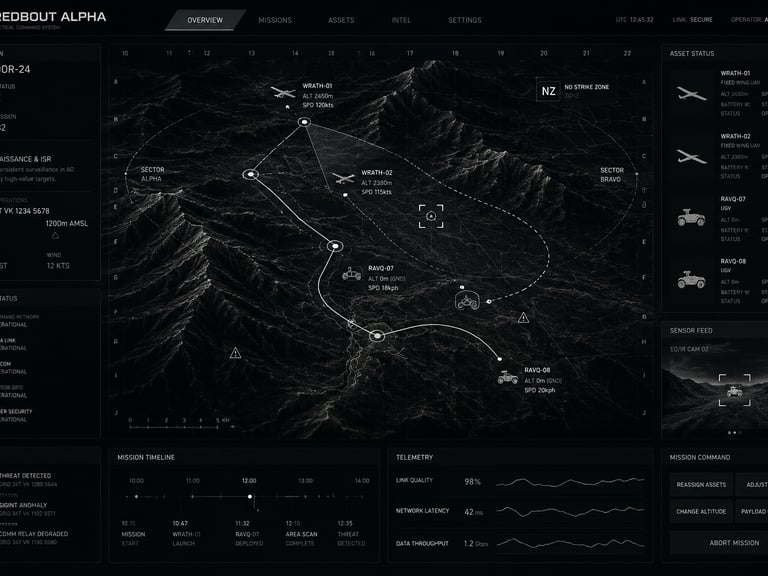 Redoubt Alpha Command Intelligence Dashboard