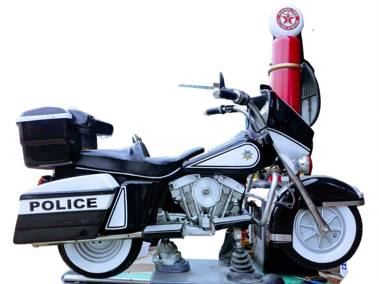 alquiler atraccion infantil moto policia