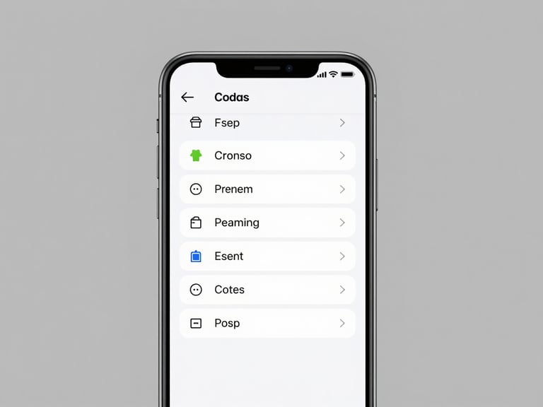 Crisp, front-facing orthographic vector screenshot of an Android settings screen on a physical modern phone, showing granular permission toggles with zero permissions granted, neutral flat studio lighting, clean gray background.