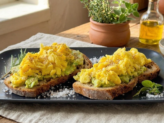 How to make avocado toast breakfast
