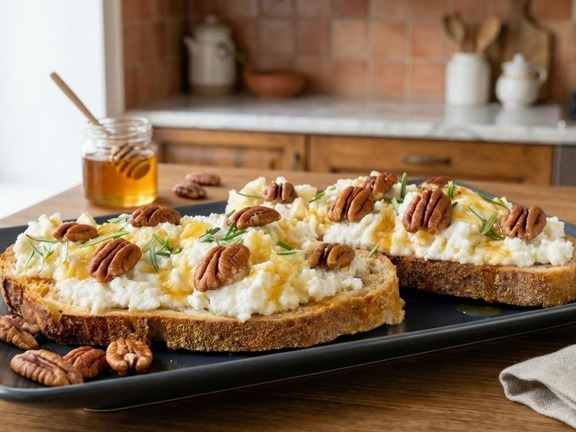 How to make sweet bruschetta breakfast