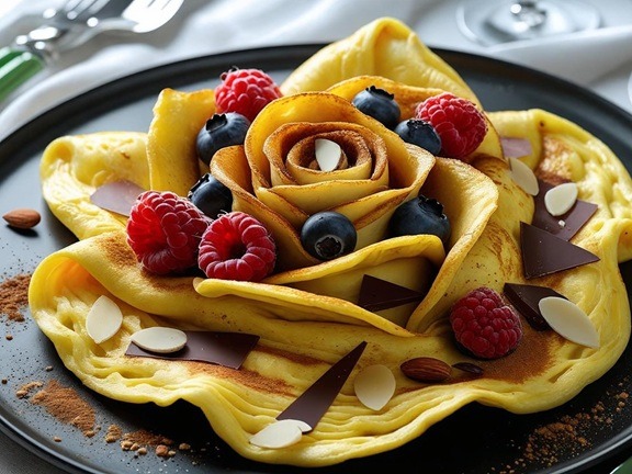 Sweet omelette recipe