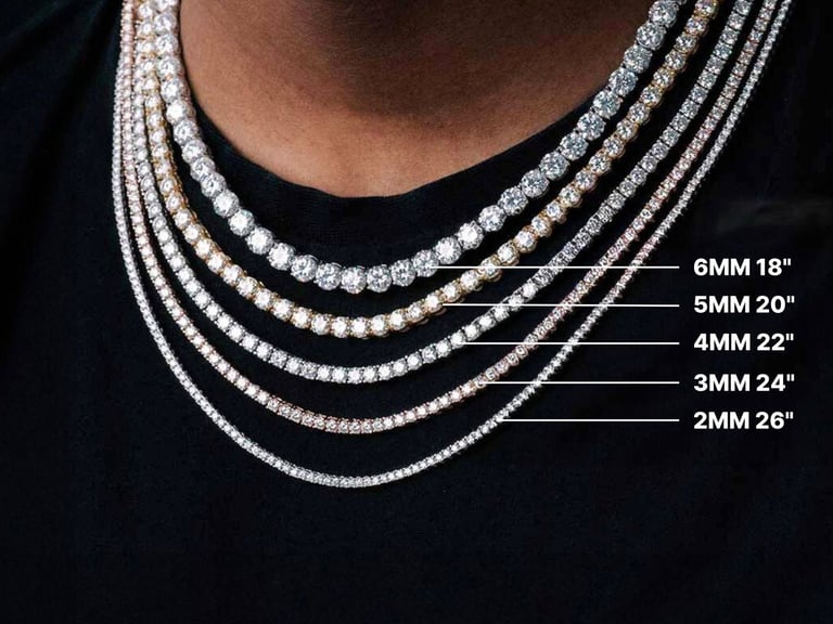 Men Tennis Chains