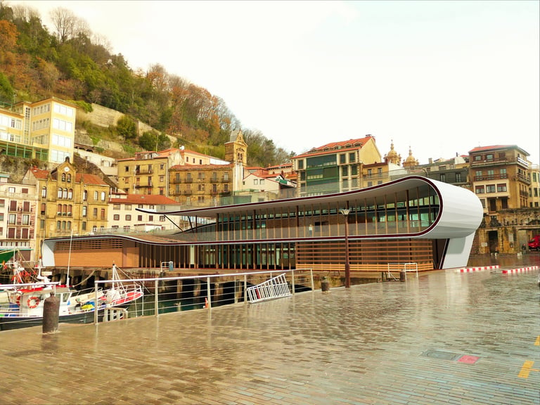 Proyecto Portaviones Puerto Donostia GURBAIN arquitectura
