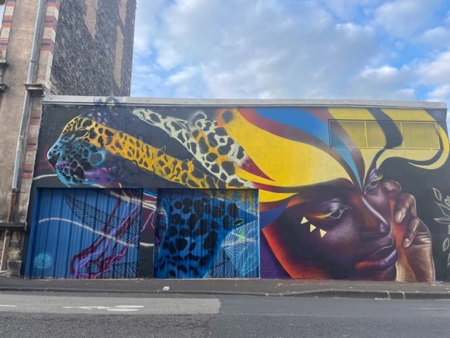 une fresque en cour de création